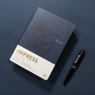 IMPRESS A5活版筆記薄 / 橫線款 / Magnolia 藍色