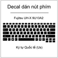 International (Us), Japan to Us key button Decal for Fujitsu UH-X 9U13A2 9U13