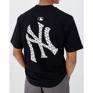 BreezeHub Adult Men's Oversized T-Shirt NY Embroidered Left 08