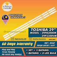 29PB200EM / 29P2300VM TOSHIBA 29" LED TV BACKLIGHT (LAMPU TV) TOSHIBA 29 INCH LED TV BACKLIGHT 29PB2