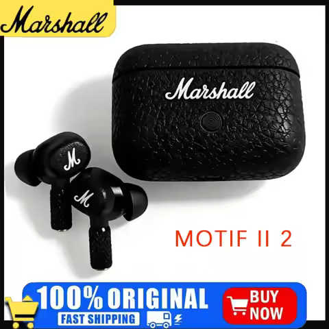 Marshall MOTIF II 2 ANC Wireless Bluetooth Earphones Active Noise Cancelling Headphones In-ear Earbu