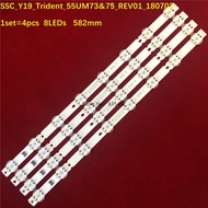 LG 55UN7400 55UM73 - 4-bar LED set with 8 LED bulbs for LG TV 55UN7400PTA 55UM73/75_rev05