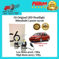 2pcs/set For Mitsubishi Lancer 05-06 ~ C6 Original LED Headlight 9005/9006 The TOP quality ultra hig