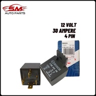 Bosch Universal Automotive Car Relay 12V 30A 4 Pin - 0986AH0140 ( 4Pin )
