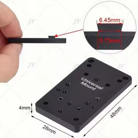 /Universal G17 Mount Rear Sight Plate Mount Base Adapter For G/ock 17 19 G17 G19 Pistol Fit RM VISM 