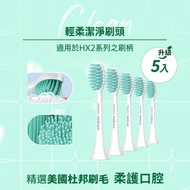 飛利浦 - Sonicare Gentle Clean HX2系列專用 音波震動牙刷刷頭 (HX2025/02) 5支裝 - 平行進口貨品