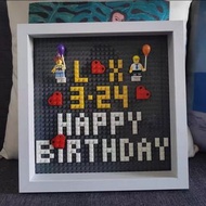 訂制 積木人仔 相框 禮物 生日 新婚 結婚 拍拖 present wedding tailor made