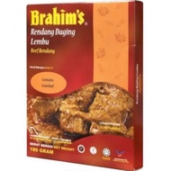 BRAHIM's Rendang Daging Lembu Segera | Beef Rendang Ready to Eat Meal (RTE) Halal 180g