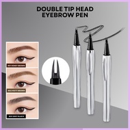 RUW 2-Tip Eyebrow Pen 4in1 Liquid Eyebrow Pencil Aegyo Sal Waterproof Fiber Eyebrow Eyeliner 1.5ml M