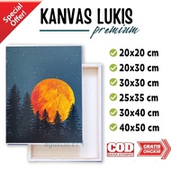 Selling online painting canvas / free mask painting canvas / cirebon painting canvas prices / PLAIN 