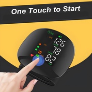 Smart Touch LCD Screen Chargeable Voice Wrist Blood Pressure Monitor Digital Automatic BP Tonometer 