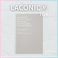 Laconic 2026 A5 A4 Monthly Gantt Chart Planner