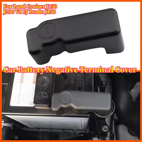 Anti-Rust Car Battery Negative Terminal Cover for Land Cruiser J150 J200 V8 FJ Prado J150 2010-2017 