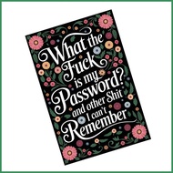 Password Notebook Funny Address Recording Supplies Email Address Organizer Book for Women Men Adults