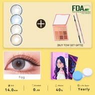 Midroo Soft Contact Lens Fog Graded 0.00 Natural Colored Contact Lens 14.0mm Annual Disposable