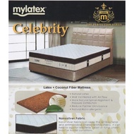 MyLatex Celebrity Mattress(Thickness 12'')(Latex+Coconut Fibre+Nano Silver Fabric)Single,Twin,Queen,King