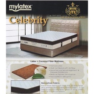 MyLatex Celebrity Mattress(Thickness 12'')(Latex+Coconut Fibre+Nano Silver Fabric)Single,Twin,Queen,