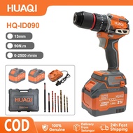HUAQI 13MM Cordless Impact Drill Screwdriver 3 Mode Cordless Drill Screwdriver