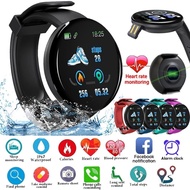 Original Product + FREE Shipping  D18s Smart Watch Bluetooth Waterproof Sports Fitness Tracker Pedom