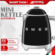SMEG Mini Kettle KLF05BLUK - Black (0.8L/1400w) Aesthetic Line 50's Retro Style Electric Jug Pemasak Air Pemanas
