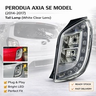Perodua Axia SE ADVANCE 2014 2016 2020 WHITE ALBINO Rear LED Tail Light Lamp Lampu Belakang