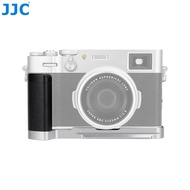 JJC L แผ่นอัลลอยอะลูมิเนียมกล้องมือจับสำหรับฟูจิฟูจิฟิล์ม X100V กล้อง X100F ชนิด Arca ฐานปลดเร็วและสาม1/4 "-20รู