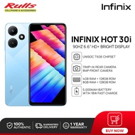 Infinix 30 iSmartphonehs 8 GBRAM + 128 GBromdmediacog 37 hs 90 Hz 6.82 " HD + จอแสดงผล