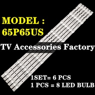 65P65US TCL 65 INCH LED TV BACKLIGHT ( LAMP TV ) BACKLIGHT TV 65" BACKLIGHT 65P65 65P65U