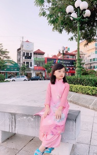 Áo dài cách tân bé gái ADBG001 dành cho bé từ 1 2 3 4 5 6 7 8 9 10 tuổi nặng từ 8 10 12 15 20 25 30 