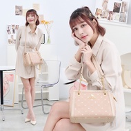B.s. D.s Iceberg Kangaroo-Miss Brown-Sweet Gold Chain Dual-Use Tote Bag-Total 2 Colors [9088]