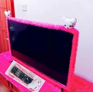 Bando Tv Led 17 - 32 Dan 40 - 43 Inch Terbaru 1 Set Taplak Meja Tv Dan Sarung Remote Bulu Rasfur Tap