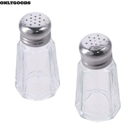 ONLYGOODS 2pcs Seasoning Bottle, Kitchen Tool 1oz/2oz/3oz Pepper Seasoning Tool,  Glass Spreader Bot