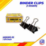 MGK Binder Clip 1 1/4 inches 1 dozen