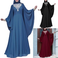 Baju Kelawar Jubah Women Muslim Wear RobedressesMuslimah fashion Baju Melayu Wanita gaun Abaya Cloak Jubah kaftan