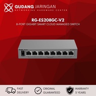 RUIJIE REYEE I RG-ES208GC-V2 8-PORT GIGABIT SMART CLOUD MANAGEMENT SWITCH