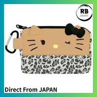 [Direct from JAPAN]Hello Kitty Tissue Pouch Tanned Kitty Leopard