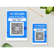 Gcash QR laminated Tindahan signage