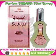 Parfum SABAYA Dobha Original 35ml EDP BPOM Spray Besar - Minyak Wangi Arab Ori Dobha Wanita - Parfum Wanita Tahan Lama Original - Minyak Wangi Kalem untuk Sholat - Parfum SABAYA Original Murah - Minyak Wangi Murah Tahan Lama - Minyak Wangi Habib - COD