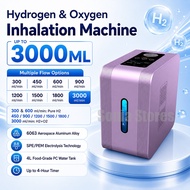 Hydrogen Oxygen Inhalation Machine 300-3000mL/min 8 Models SPE/PEM 99.992% H2 4L Tank