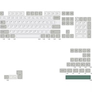 【Keycap Only】Minimalist Retro Grey keycap 130 Keys MA Profile PBT Sublimation For Cherry MX Switch D