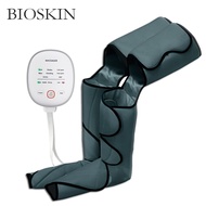 BIOSKIN Leg Air Compression Massager Heated for Foot and Calf Thigh Circulation with Handheld Contro