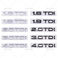 Car 2.0 TDI 3.0 TDI 4.0 TDI 1.6 TDI 1.9 TDI Labeling Suitable for Audi Displacement Label Factory Re