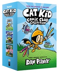 The Cat Kid Comic Club Collection: From the Creator of Dog Man (Cat Kid Comic Club #1-3 Boxed Set) T