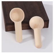 100Pcs/Set Small Wooden Spoon Sudu Kayu Kecil Untuk Garam Rempah Ratus Wooden Spoon for Spices