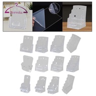 [deevoka] Brochure Holder, Acrylic Business Card Stand, Transparent Brochure Holder, Table Flyer, Co