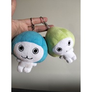 Green and Blue Daikin Pichon Kun Stuffed Toy 4"H
