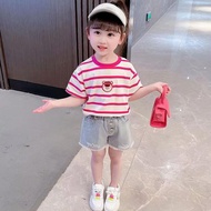 KATUN Lotso T-Shirt Lotso T-Shirt Strawberry Bear T-Shirt for Girls Cotton T-Shirt for Girls