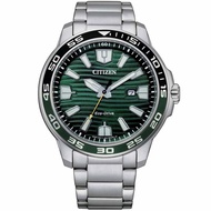 Citizen AW1526-89X Marine Sport Green Dial Watch Men's New