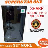 Kulkas/lemari es 1 pintu sharp SJX 187 MG/SJX 187