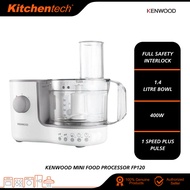 Kenwood FP120 Mini Food Processor 400W Full Safety Interlock FP120 Mesin Pemperosesan